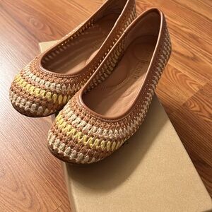 NWT Gentle Souls mable macrame  Women's Multicolor Flats